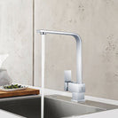 Quadra Chrome Kitchen/Laundry Sink Mixer Taps Swivel Kitchen Tapware - NZHomeware