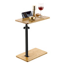 Rectangle Sofa Bed End Side Stand Rack C Table Bathtub Tray Height Adjustable 360° Swivel - NZHomeware