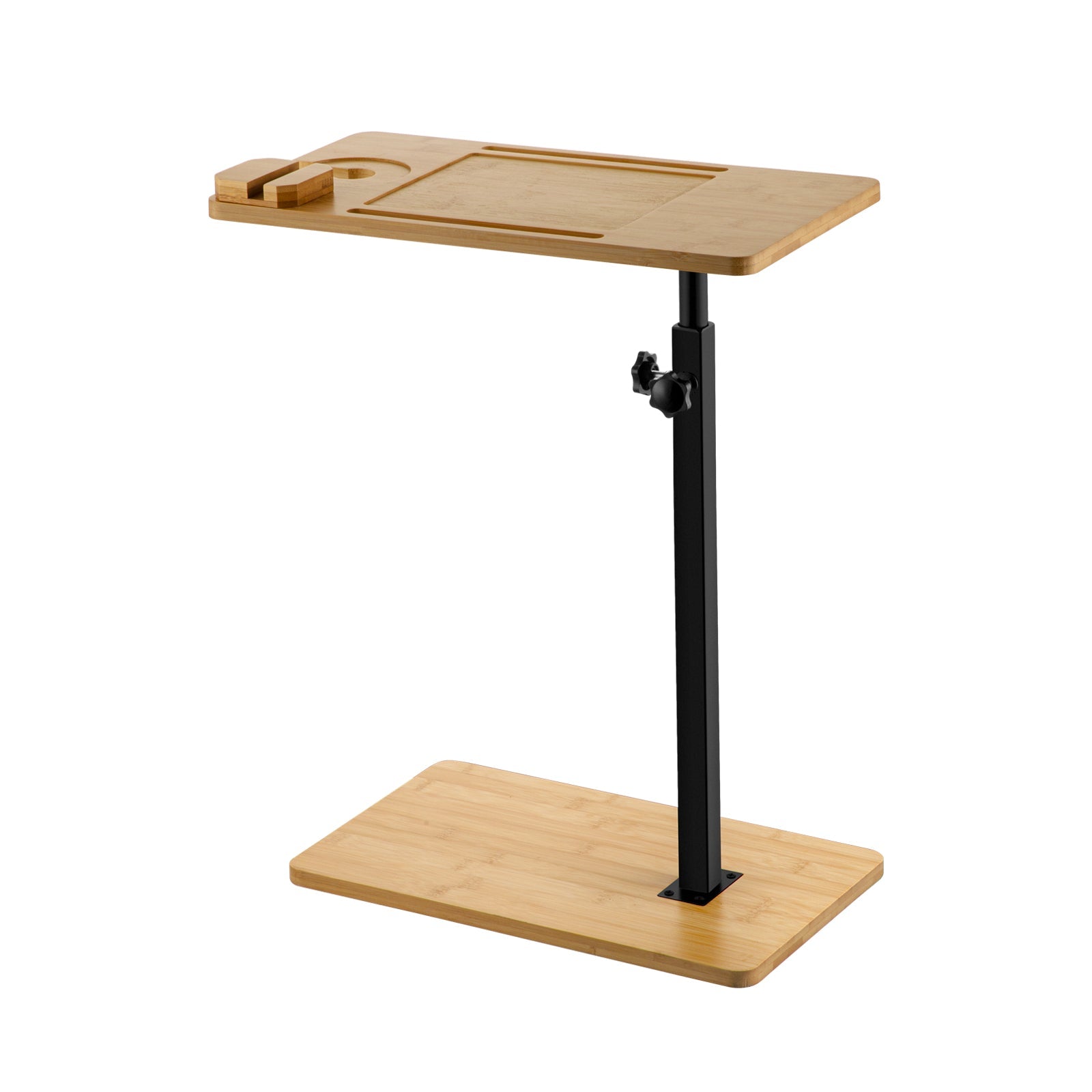 Rectangle Sofa Bed End Side Stand Rack C Table Bathtub Tray Height Adj ...