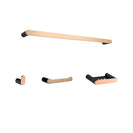 Rose Gold Bathroom Accessories Combo Set - NZHomeware