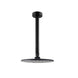 Round 230mm ABS Matte Black Shower Head with Ceiling Mounted Shower Arm - NZHomeware