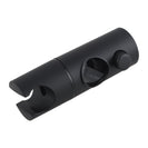 Round Black Adjustable Shower Rail with Round Black Handheld Shower - NZHomeware