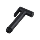 Round Black Brass Toilet Bidet Spray Kit with 1.2m PVC Water Hose - NZHomeware