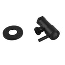 Round Black Brass Toilet Cistern Tap Angle Valve - NZHomeware