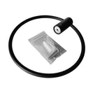 Round Black Hand Towel Ring Wall Mounted - NZHomeware