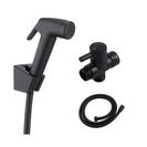 Round Black Water Bidets Toilet Sprayer Kit - NZHomeware