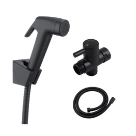 Round Black Water Bidets Toilet Sprayer Kit - NZHomeware