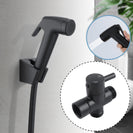 Round Black Water Bidets Toilet Sprayer Kit - NZHomeware