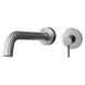 Round Brushed Nickel Bathtub/Basin Mixer Wall Mounted - NZHomeware