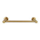 Round Brushed Yellow Gold Hand Towel Holder 347mm Wall Mounted - NZHomeware