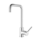 Round Chrome 360 degree Swivel Kitchen Sink Mixer Tap Gooseneck Spout - NZHomeware