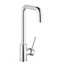 Round Chrome 360 degree Swivel Kitchen Sink Mixer Tap Gooseneck Spout - NZHomeware