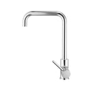 Round Chrome 360 degree Swivel Kitchen Sink Mixer Tap Gooseneck Spout - NZHomeware