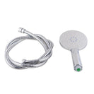 Round Chrome ABS 3 Function Handheld Shower with Shower Hose - NZHomeware