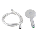 Round Chrome ABS 3 Function Handheld Shower with Shower Hose - NZHomeware