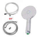 Round Chrome ABS 3 Function Handheld Shower with Shower Hose - NZHomeware