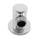 Round Chrome Adjustable Shower Rail with Handheld Shower Set - NZHomeware