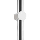Round Chrome Adjustable Shower Rail with Handheld Shower Set - NZHomeware