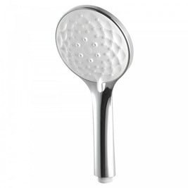 Round Chrome&White ABS 3 Function Handheld Shower Only - NZHomeware