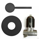 Round Gunmetal Grey Bathtub/Basin Mixer Wall Mounted - NZHomeware