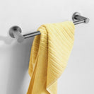 Round Gunmetal Grey Hand Towel Holder 347mm Wall Mounted - NZHomeware