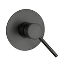 Round Gunmetal Grey Shower/Bath Wall Mixer Solid Brass - NZHomeware