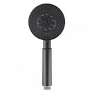 Round Matte Black Rainfall Shower Head And Slide Shower Bathroom Twin Shower Set With Wall Mixer - NZHomeware