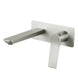 Rumia Brushed Nickel Bathtub Spout Basin Wall Mixer With Spout Water Spout - NZHomeware