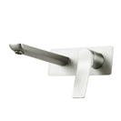 Rumia Brushed Nickel Bathtub Spout Basin Wall Mixer With Spout Water Spout - NZHomeware