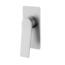 Rumia Brushed Nickel Solid Brass Shower/Bath Wall Mixer Wall Mounted - NZHomeware