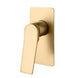 Rumia Brushed Yellow Gold Solid Brass Shower/Bath Wall Mixer Wall Mounted - NZHomeware