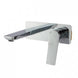 Rumia Chrome Bathtub Basin Wall Mixer With Spout Solid Brass Watermark - NZHomeware