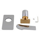 Rumia Chrome Shower Wall Mixer Solid Brass Watermark - NZHomeware