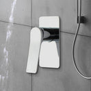 Rumia Chrome Shower Wall Mixer Solid Brass Watermark - NZHomeware