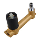 Rumia Matt Black Bathtub Basin Wall Mixer With Spout Solid Brass Watermark - NZHomeware