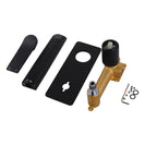 Rumia Matt Black Bathtub Basin Wall Mixer With Spout Solid Brass Watermark - NZHomeware