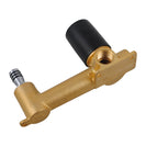 Rumia Matt Black Bathtub Basin Wall Mixer With Spout Solid Brass Watermark - NZHomeware