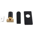 Rumia Matt Black Wall - Mounted Shower Mixer | Solid Brass | Watermark Certified - NZHomeware