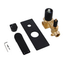 Rumia Shower Wall Mixer With Diverter Matt Black - NZHomeware