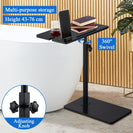 Side End C Table Sofa Bed Stand Spa Rack Caddy Bathtub Tray Wine Glass Holder - NZHomeware