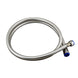 Silver PVC Shower Hose 1500mm - NZHomeware