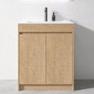 SM 700mmx360mmx850mm Plywood Floor Standing Vanity with Ceramic Basin - NZHomeware