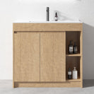SM 900mmx360mmx850mm Plywood Floor Standing Vanity with Ceramic Basin - NZHomeware