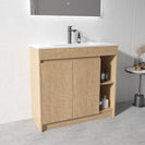 SM 900mmx360mmx850mm Plywood Floor Standing Vanity with Ceramic Basin - NZHomeware