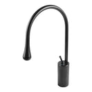 Solid Brass Black 360° Swivel Spout Tall Basin Mixer Tap - NZHomeware