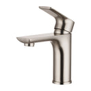 Solid Brass Brushed Nickel Basin Mixer Tap Bathroom Vanity Tap - NZHomeware
