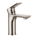 Solid Brass Brushed Nickel Basin Mixer Tap Bathroom Vanity Tap - NZHomeware