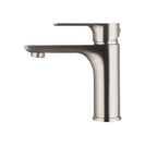 Solid Brass Brushed Nickel Basin Mixer Tap Bathroom Vanity Tap - NZHomeware