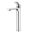 Solid Brass Chrome Tall Basin Mixer Tap Bathroom Basin Tap - NZHomeware