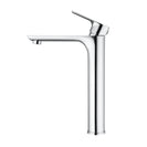 Solid Brass Chrome Tall Basin Mixer Tap Bathroom Basin Tap - NZHomeware